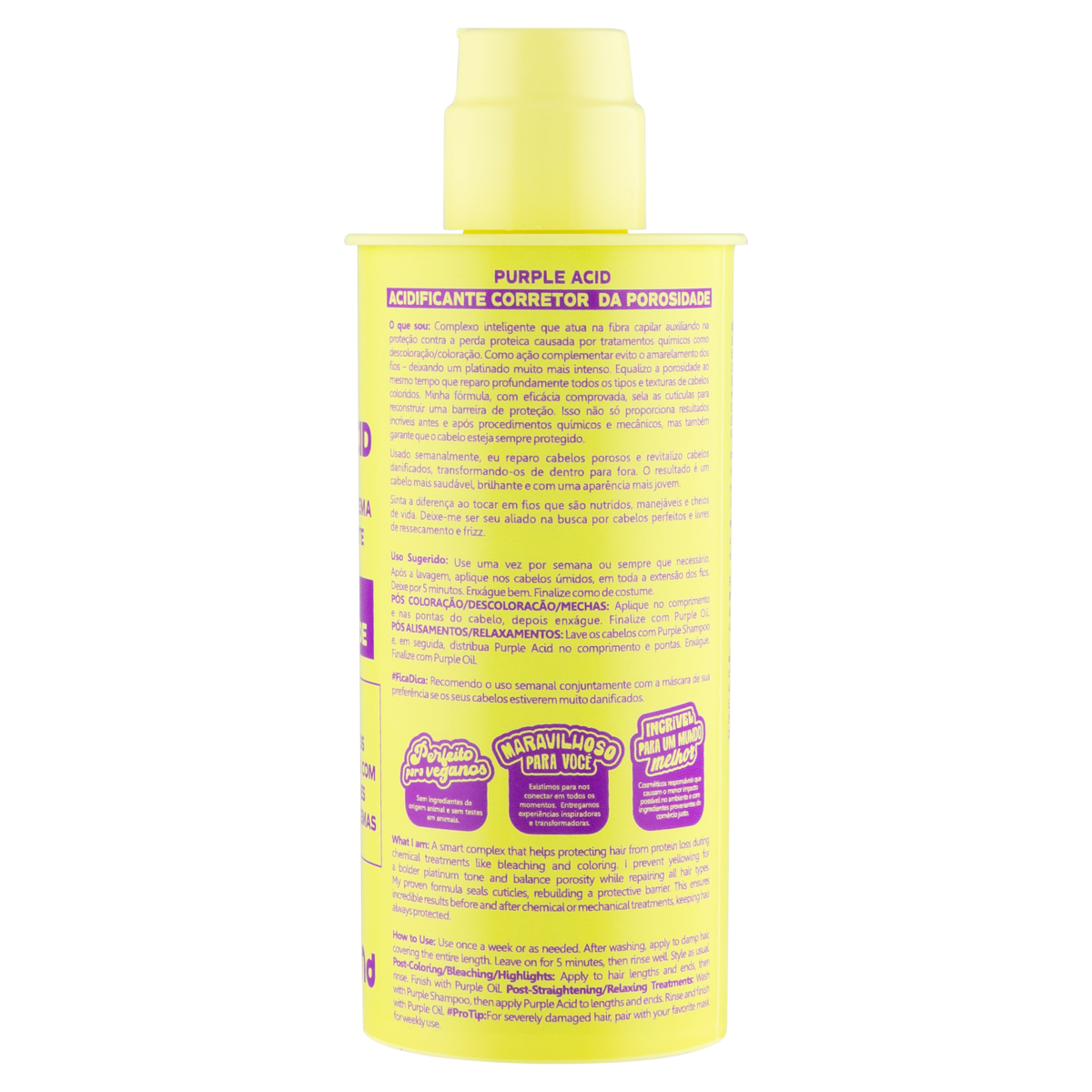 PURPLE ACID - CORRETOR DE POROSIDADE 250ml